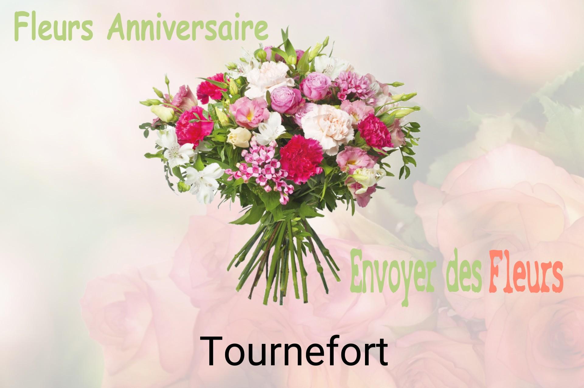 Bouquet de fleurs d’anniversaire livré à Tournefort